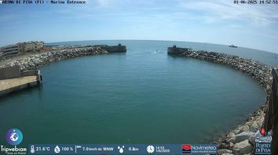Preview delle webcam di Marina di Pisa: Porto di Pisa