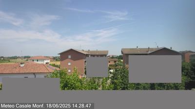 immagine della webcam nei dintorni di Pecetto di Valenza: webcam Casale Monferrato