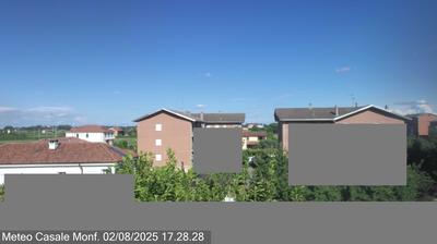 immagine della webcam nei dintorni di Pecetto di Valenza: webcam Casale Monferrato