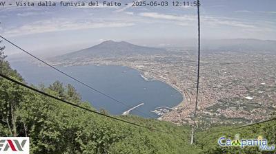 Preview delle webcam di Vico Equense: Monte Faito - Funivia del Faito