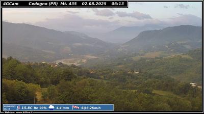 immagine della webcam nei dintorni di Neviano degli Arduini: webcam Vetto