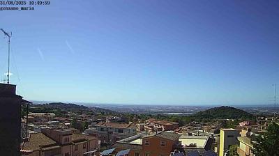immagine della webcam nei dintorni di Roma San Basilio: webcam Genzano di Roma
