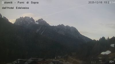 immagine della webcam nei dintorni di Vigo di Cadore: webcam Forni di Sopra