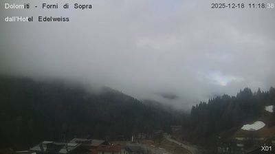 immagine della webcam nei dintorni di Monte Zoncolan: webcam Forni di Sopra
