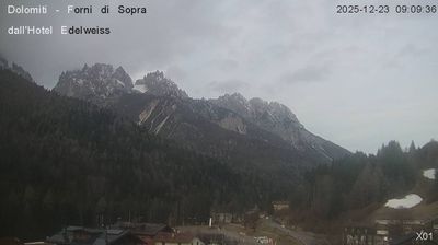 immagine della webcam nei dintorni di Lorenzago di Cadore: webcam Forni di Sopra