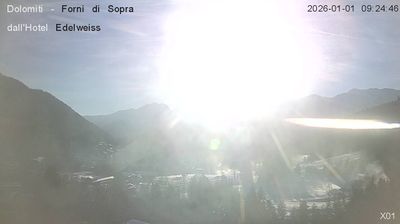 immagine della webcam nei dintorni di Campolongo di Cadore: webcam Forni di Sopra