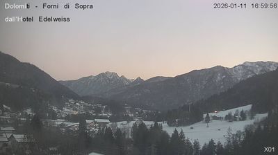 immagine della webcam nei dintorni di Santo Stefano di Cadore: webcam Forni di Sopra