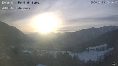 immagine della webcam nei dintorni di Santo Stefano di Cadore: webcam Forni di Sopra