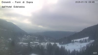 immagine della webcam nei dintorni di Lorenzago di Cadore: webcam Forni di Sopra