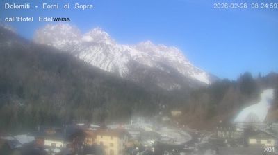 immagine della webcam nei dintorni di Forni Avoltri: webcam Forni di Sopra