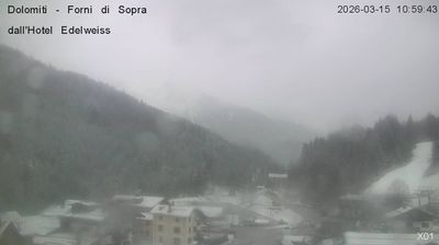 immagine della webcam nei dintorni di San Pietro di Cadore: webcam Forni di Sopra