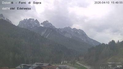 immagine della webcam nei dintorni di Comelico Superiore: webcam Forni di Sopra