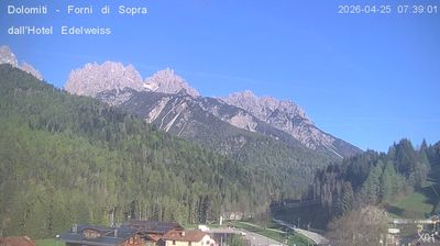immagine della webcam nei dintorni di Lorenzago di Cadore: webcam Forni di Sopra