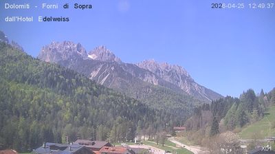 immagine della webcam nei dintorni di Lorenzago di Cadore: webcam Forni di Sopra
