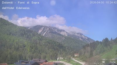 immagine della webcam nei dintorni di Campolongo di Cadore: webcam Forni di Sopra
