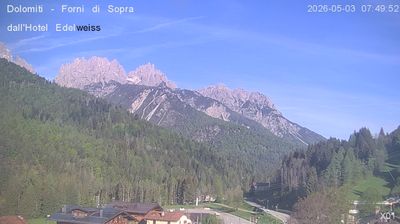 immagine della webcam nei dintorni di Calalzo di Cadore: webcam Forni di Sopra