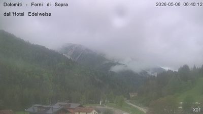 immagine della webcam nei dintorni di Vigo di Cadore: webcam Forni di Sopra