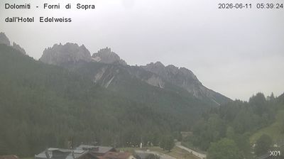 immagine della webcam nei dintorni di Lorenzago di Cadore: webcam Forni di Sopra