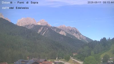 immagine della webcam nei dintorni di Sauris: webcam Forni di Sopra