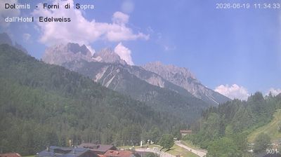 immagine della webcam nei dintorni di Calalzo di Cadore: webcam Forni di Sopra