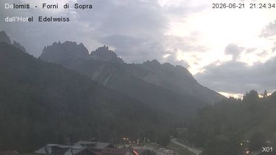 immagine della webcam nei dintorni di San Pietro di Cadore: webcam Forni di Sopra