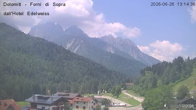 immagine della webcam nei dintorni di Ampezzo: webcam Forni di Sopra
