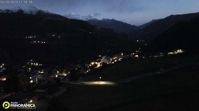 immagine della webcam nei dintorni di Chamole': webcam Torgnon