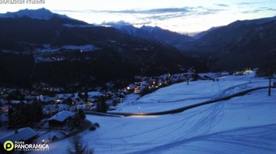 immagine della webcam nei dintorni di Saint Barthelemy: webcam Torgnon