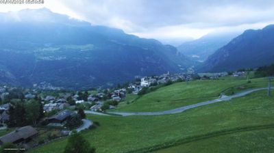 immagine della webcam nei dintorni di Cervinia Plan Maison: webcam Torgnon