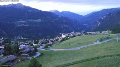 immagine della webcam nei dintorni di Cervinia Cime Bianche Laghi: webcam Torgnon