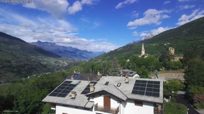 immagine della webcam nei dintorni di Punta Helbronner: webcam Introd