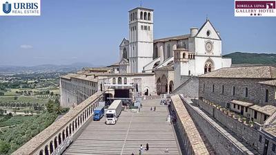 Preview delle webcam di Assisi: Webcam de - basilica