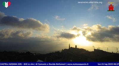 Preview delle webcam di Castell'Azzara › Est