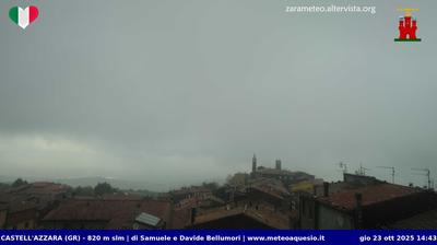 immagine della webcam nei dintorni di Castel del Piano: webcam Castell'Azzara