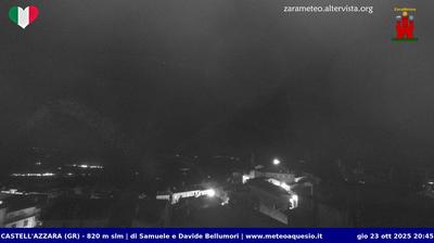 immagine della webcam nei dintorni di Pian di Rota: webcam Castell'Azzara
