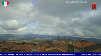 immagine della webcam nei dintorni di Abbadia San Salvatore: webcam Castell'Azzara
