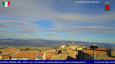 immagine della webcam nei dintorni di Sarteano: webcam Castell'Azzara