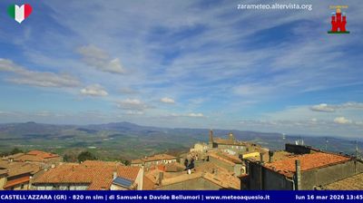 immagine della webcam nei dintorni di Castel del Piano: webcam Castell'Azzara