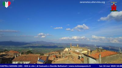 immagine della webcam nei dintorni di Manciano: webcam Castell'Azzara