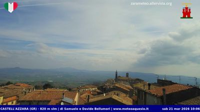immagine della webcam nei dintorni di Proceno: webcam Castell'Azzara