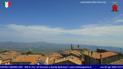 immagine della webcam nei dintorni di Monte Amiata: webcam Castell'Azzara
