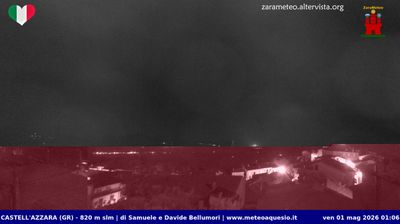 immagine della webcam nei dintorni di Manciano: webcam Castell'Azzara