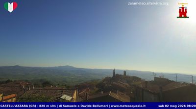 immagine della webcam nei dintorni di Castel del Piano: webcam Castell'Azzara