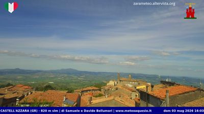 immagine della webcam nei dintorni di Castel del Piano: webcam Castell'Azzara
