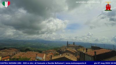 immagine della webcam nei dintorni di Monte Amiata: webcam Castell'Azzara
