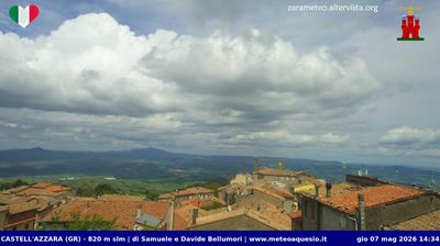 immagine della webcam nei dintorni di Proceno: webcam Castell'Azzara