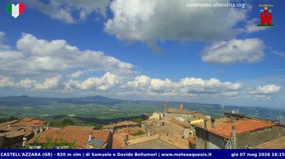 immagine della webcam nei dintorni di Sarteano: webcam Castell'Azzara