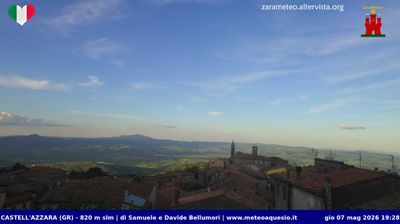 immagine della webcam nei dintorni di Abbadia San Salvatore: webcam Castell'Azzara
