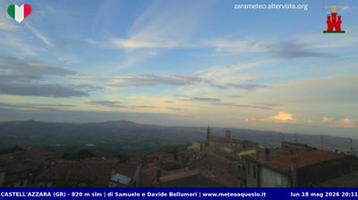 immagine della webcam nei dintorni di Monte Amiata: webcam Castell'Azzara