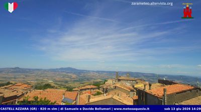 immagine della webcam nei dintorni di Bolsena: webcam Castell'Azzara